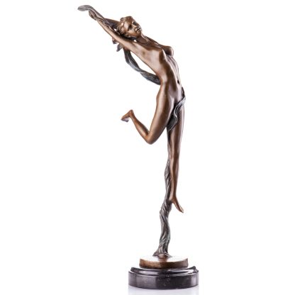 Bronzefigur Weiblicher Akt 47x22x12cm
