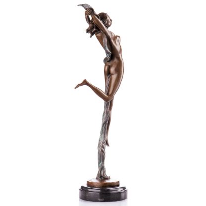 Bronzefigur Weiblicher Akt 47x22x12cm2