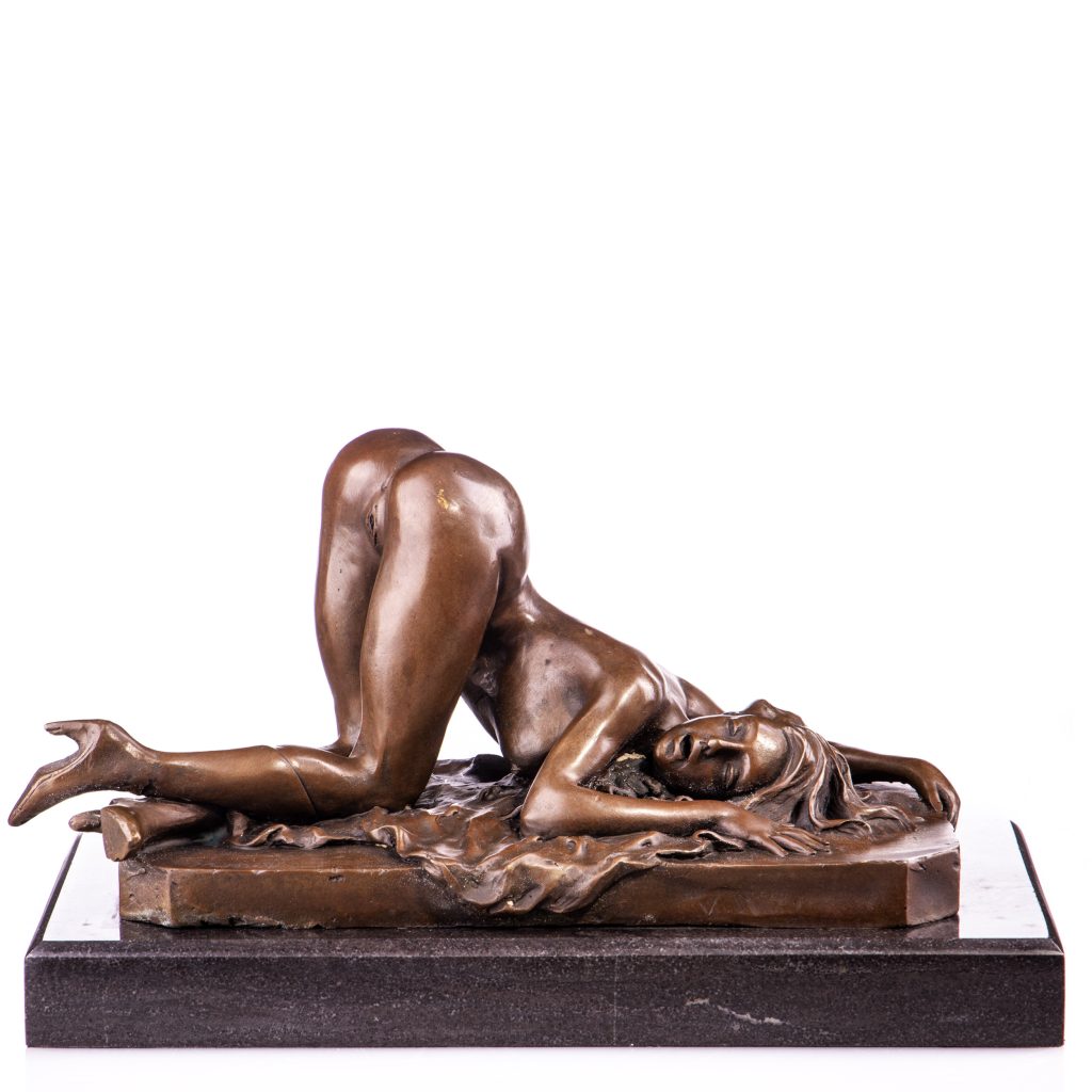 Erotische Bronzefigur Weiblicher Akt 16x29x16cm Erotische Bronzefigur Weiblicher Akt 16x29x16cm