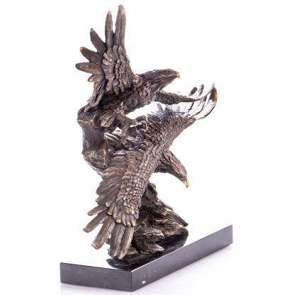 Bronzefigur Adler 42x46x20cm – Bild 3