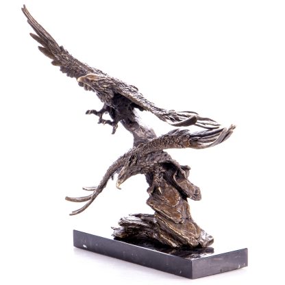 Bronzefigur Adler 42x46x20cm – Bild 5