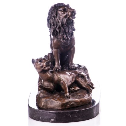 Bronzefigur Löwen 29x36x18cm2