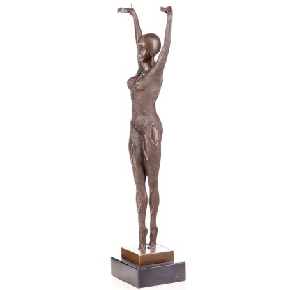 Art Deco Bronzefigur Taenzerin Dourga nach D.H.Chiparus 43x15x9cm4 416x416 - Art Deco Bronzefigur Tänzerin "Dourga" nach D.H.Chiparus 43x15x9cm