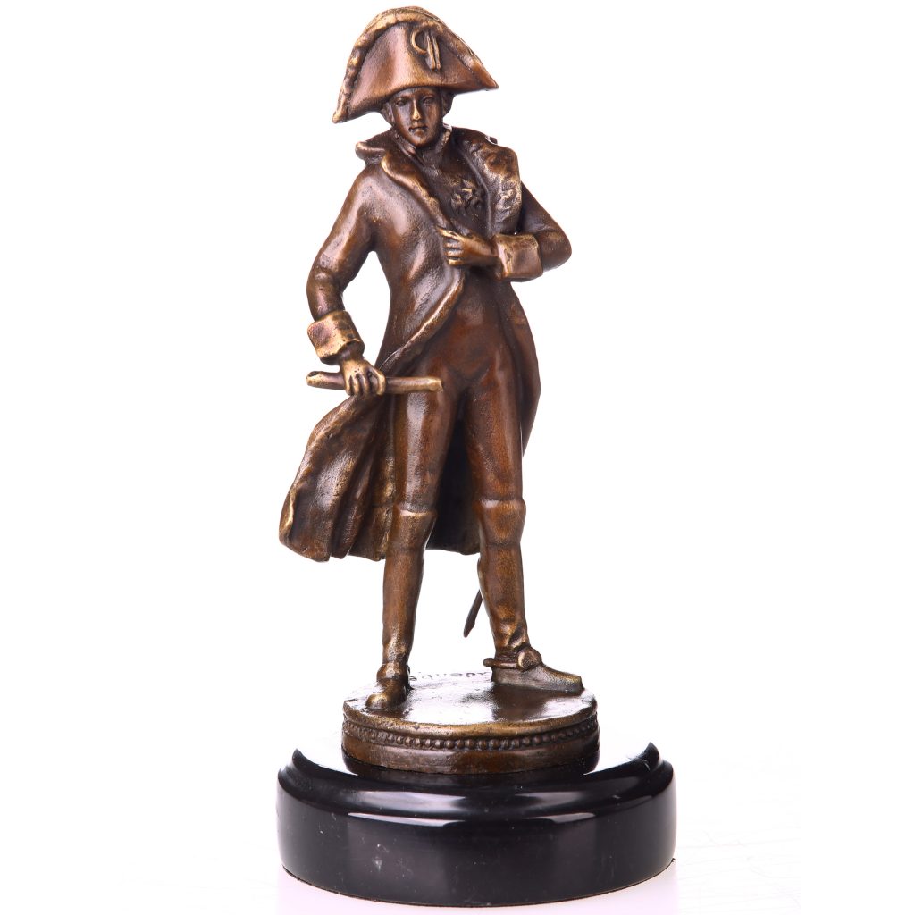 Bronze Figur Kaiser Napoleon stehend 23x11x11cm Bronze Figur Kaiser Napoleon stehend 23x11x11cm