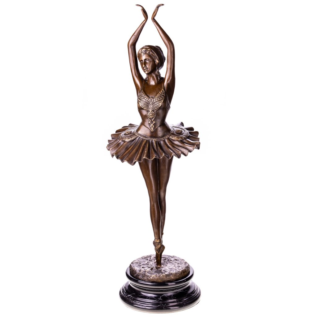Bronze Figur Tänzerin Ballerina 82x24x24cm