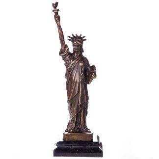 Bronzefigur Freiheitsstatue 32x12x10cm