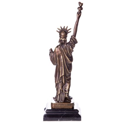 Bronzefigur Freiheitsstatue 32x12x10cm – Bild 3