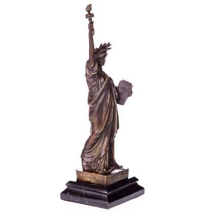 Bronzefigur Freiheitsstatue 32x12x10cm – Bild 4