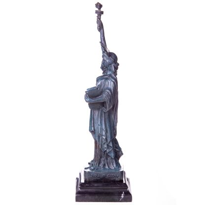 Bronzefigur Freiheitsstatue mit grüner Patina 32x12x10cm2