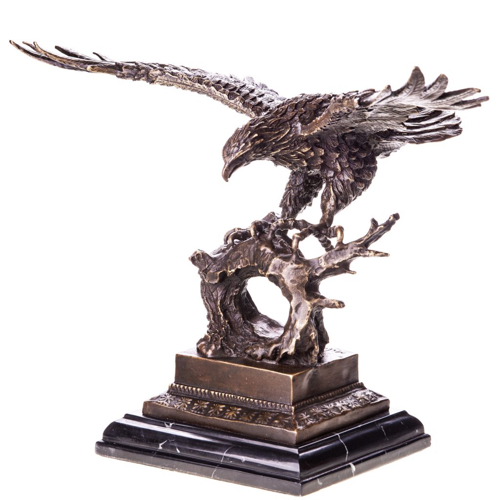 Bronzefigur Adler 33x44x28 Bronzefigur Adler 33x44x28