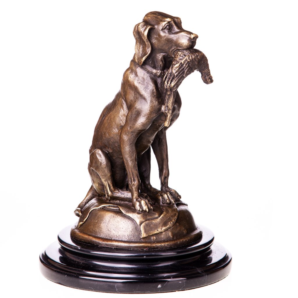 Bronzefigur Jagdhund 23x16x16cm Bronzefigur Jagdhund 23x16x16cm
