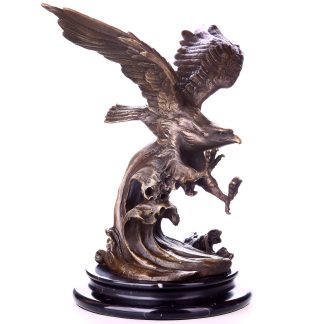 Bronze Figur Adler 28x23x17cm