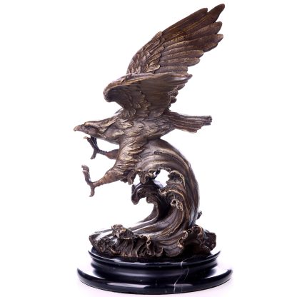 Bronze Figur Adler 28x23x17cm – Bild 3