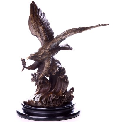 Bronze Figur Adler 28x23x17cm – Bild 4