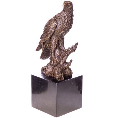 Bronze Figur Adler 36x14x12cm