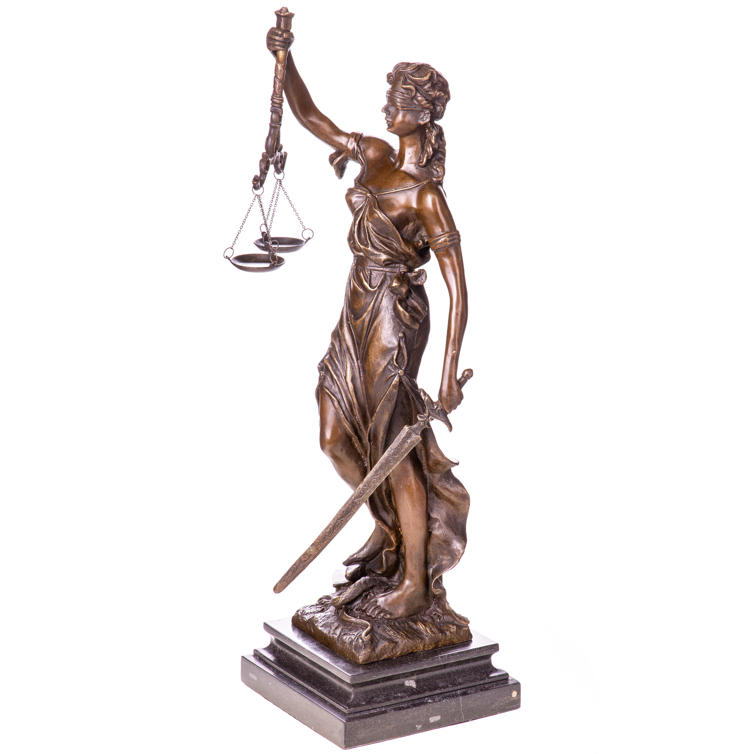 Bronze Figur Götter Justitia 52x18x16cm2 Bronze Figur Götter Justitia 52x18x16cm2