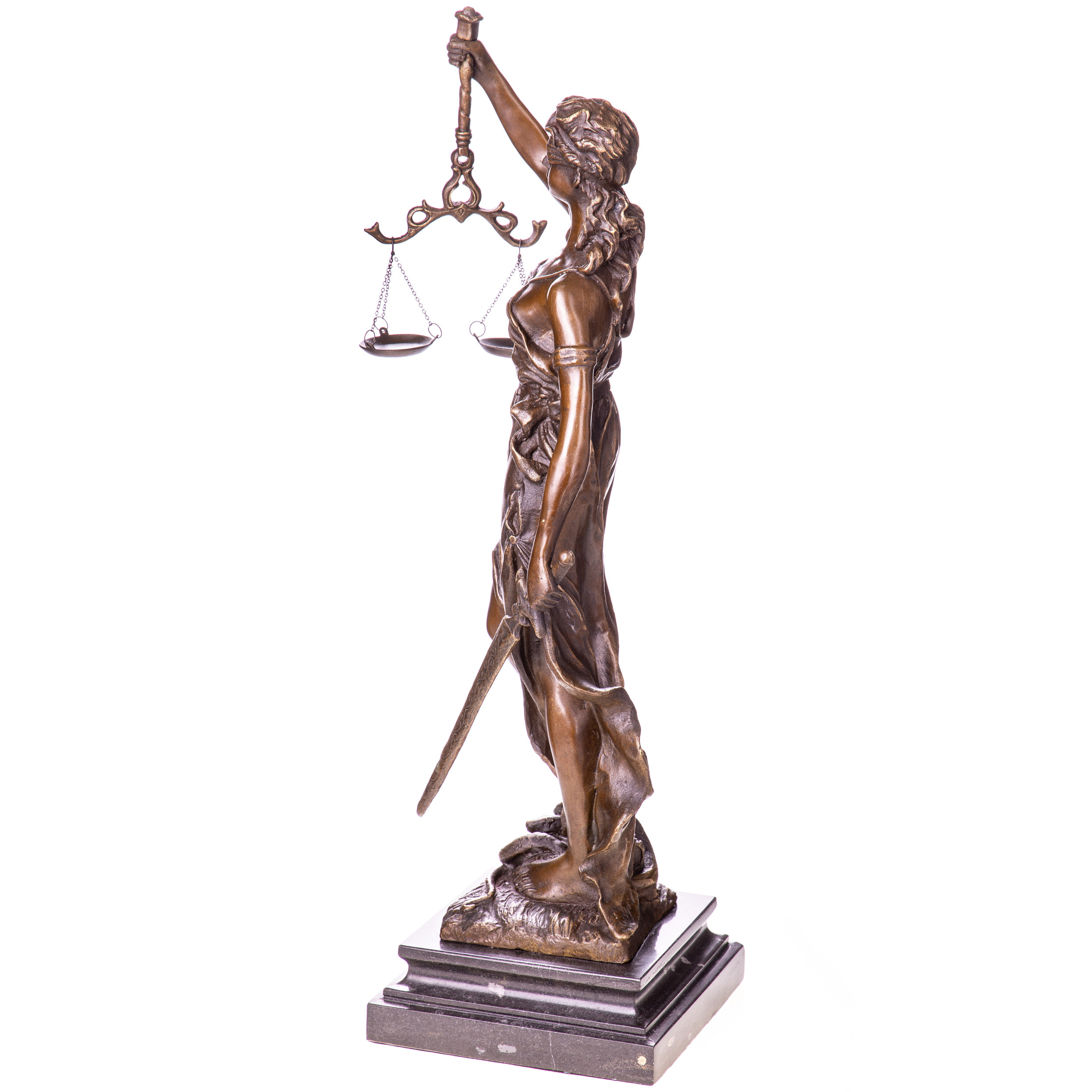 Bronze Figur Götter Justitia 52x18x16cm3 Bronze Figur Götter "Justitia" 52x18x16cm – Bild 3