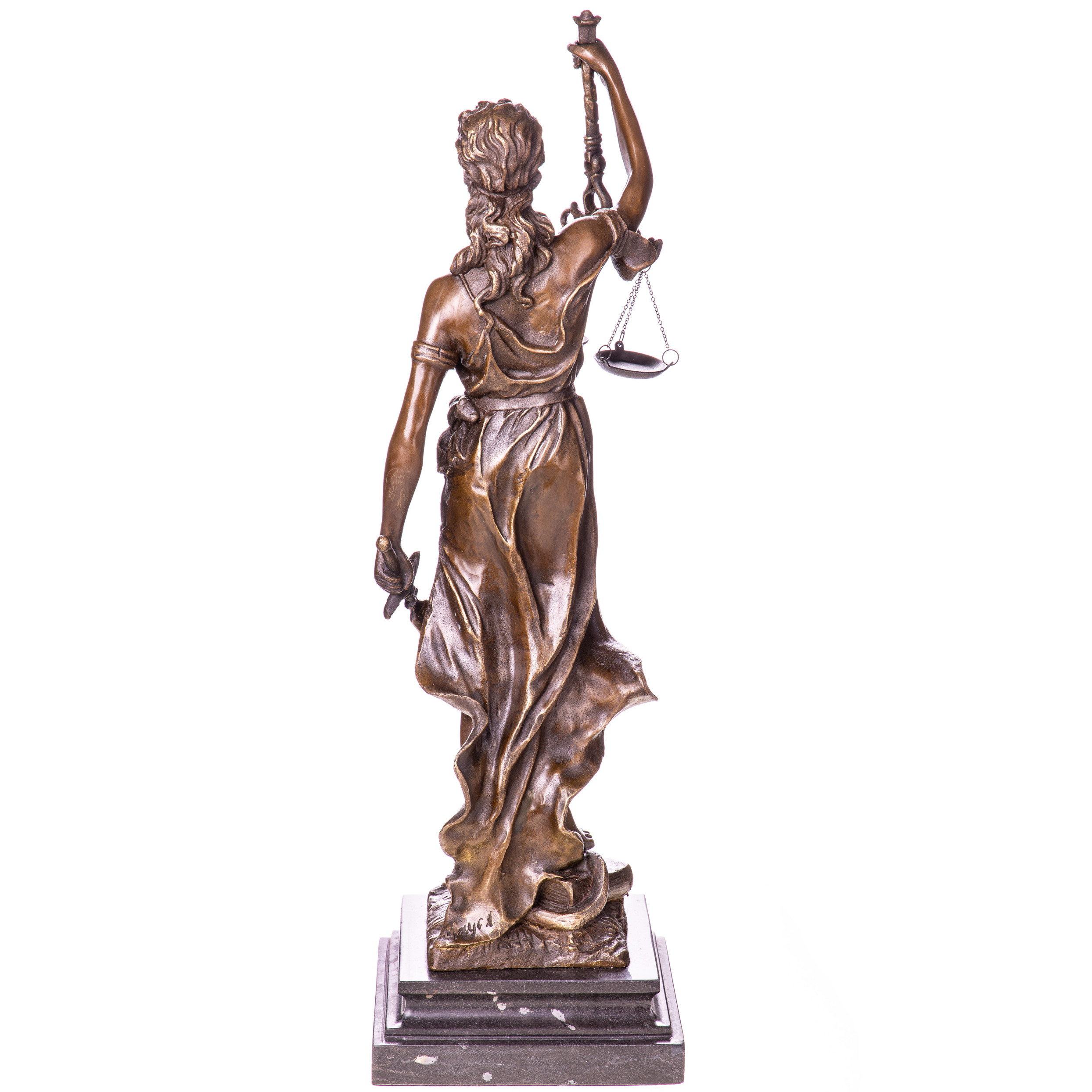 Bronze Figur Götter Justitia 52x18x16cm4 Bronze Figur Götter "Justitia" 52x18x16cm – Bild 4