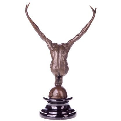 Bronze Figur männlicher Akt 30x18x10cm2