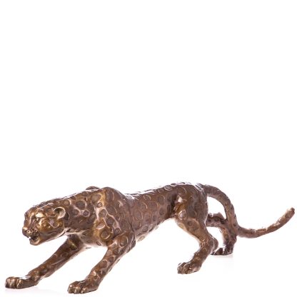 Bronzefigur Leopard 20x80x18cm