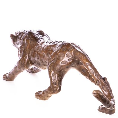 Bronzefigur Leopard 20x80x18cm2