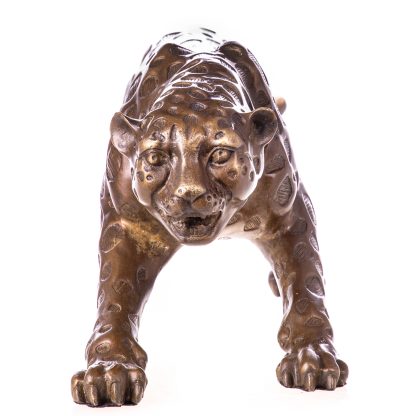 Bronzefigur Leopard 20x80x18cm – Bild 3
