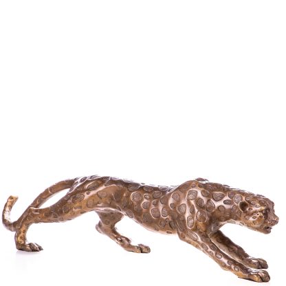 Bronzefigur Leopard 20x80x18cm – Bild 4