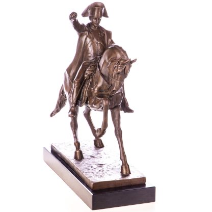 Bronze-Figur Kaiser Napoleon auf Pferd 36x33x14cm – Bild 4