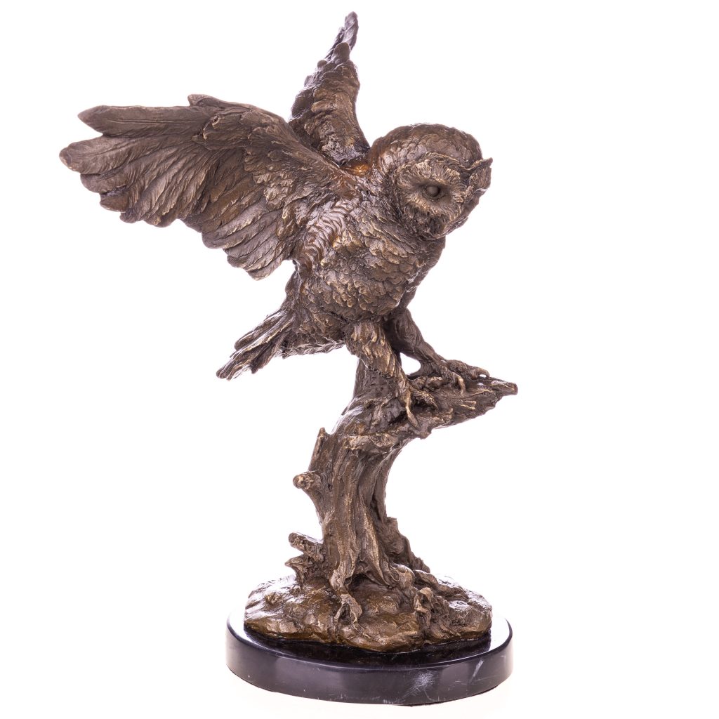 Bronzefigur Eule 27x24x18cm Bronzefigur Eule 27x24x18cm