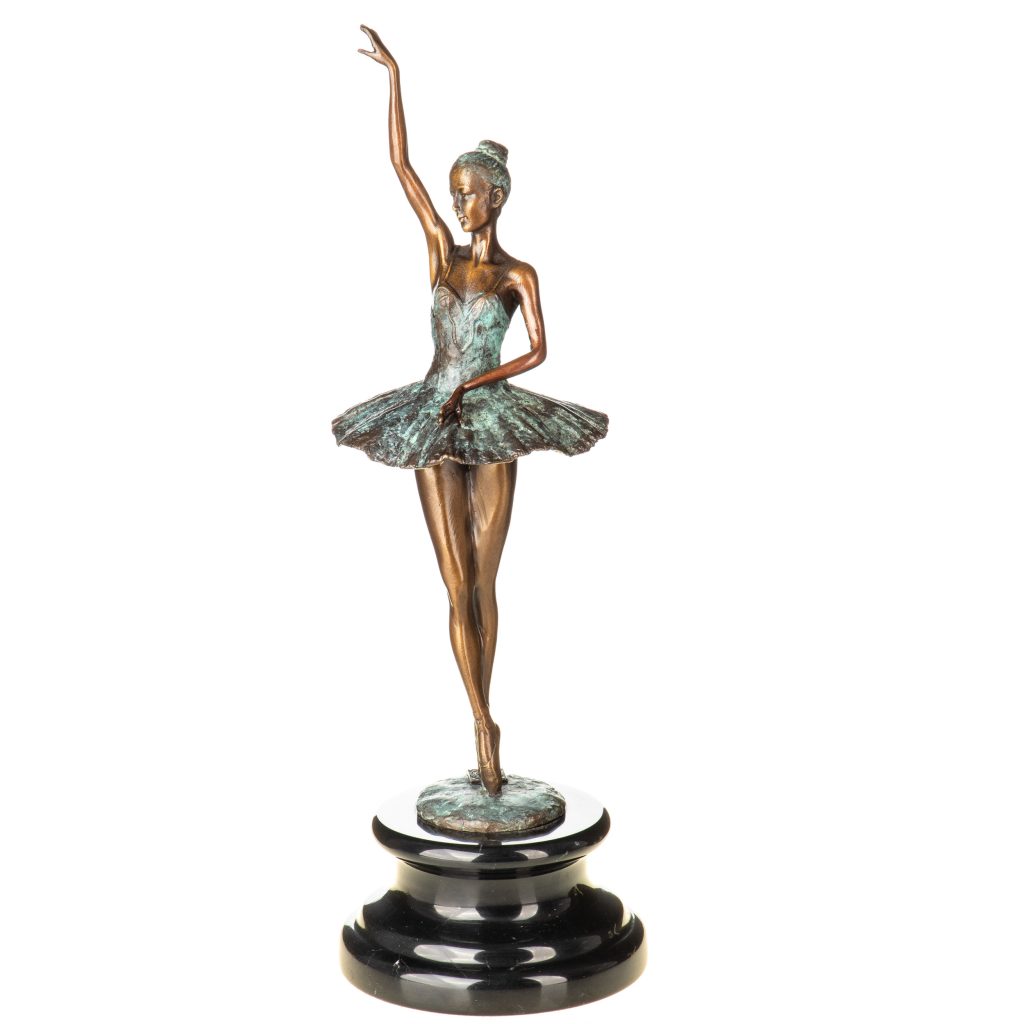 Bronzefigur-Ballerina-30x10x10cm