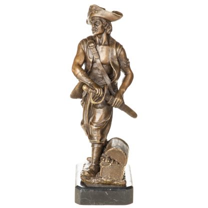 Bronzefigur Pirat 33x15x12cm2