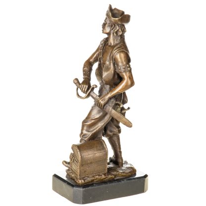 Bronzefigur Pirat 33x15x12cm – Bild 3