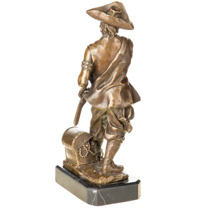 Bronzefigur Pirat 33x15x12cm – Bild 4