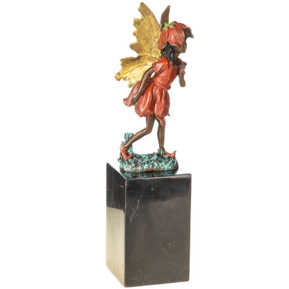 Farbige-Bronzefigur-Elfe-32x9x9cm2