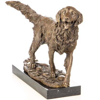 Bronzefigur Jagdhund 30x38x16cm – Bild 4