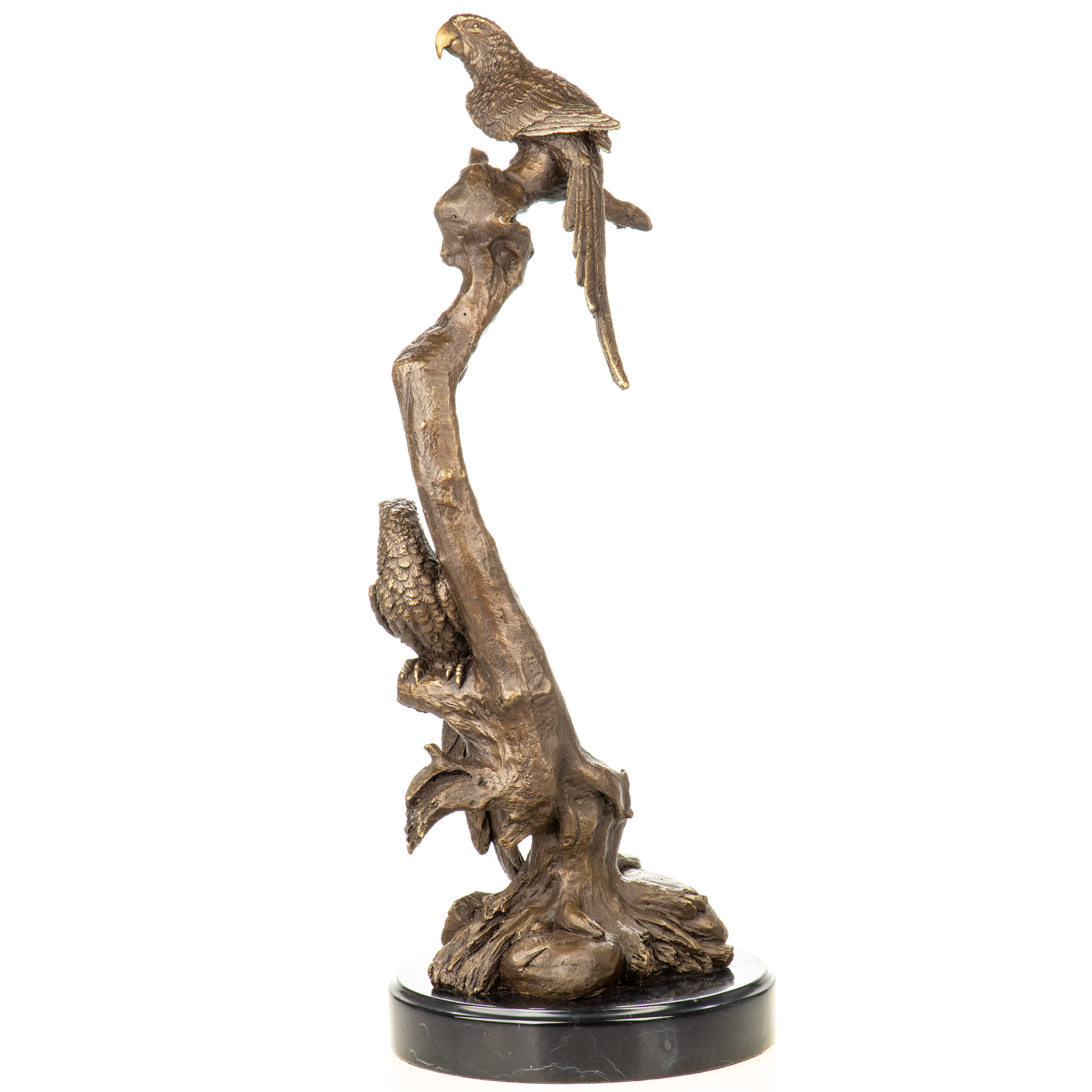 Bronzefigur Papageien 57x22x22cm3 Bronzefigur Papageien 57x22x22cm – Bild 3