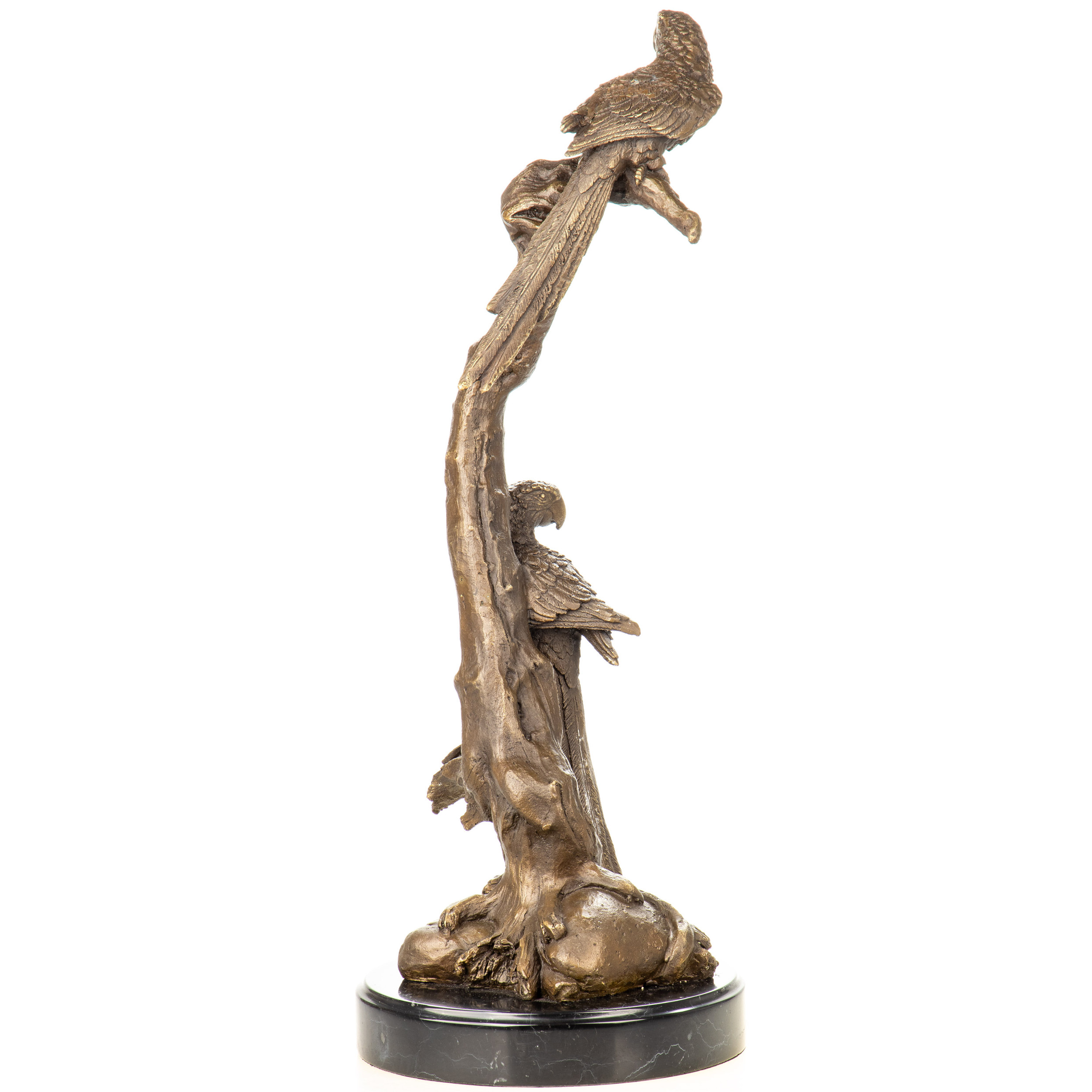 Bronzefigur Papageien 57x22x22cm4 Bronzefigur Papageien 57x22x22cm – Bild 4