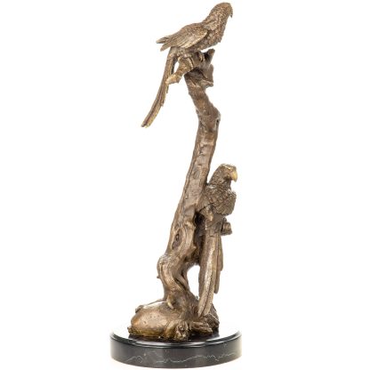 Bronzefigur Papageien 57x22x22cm – Bild 5