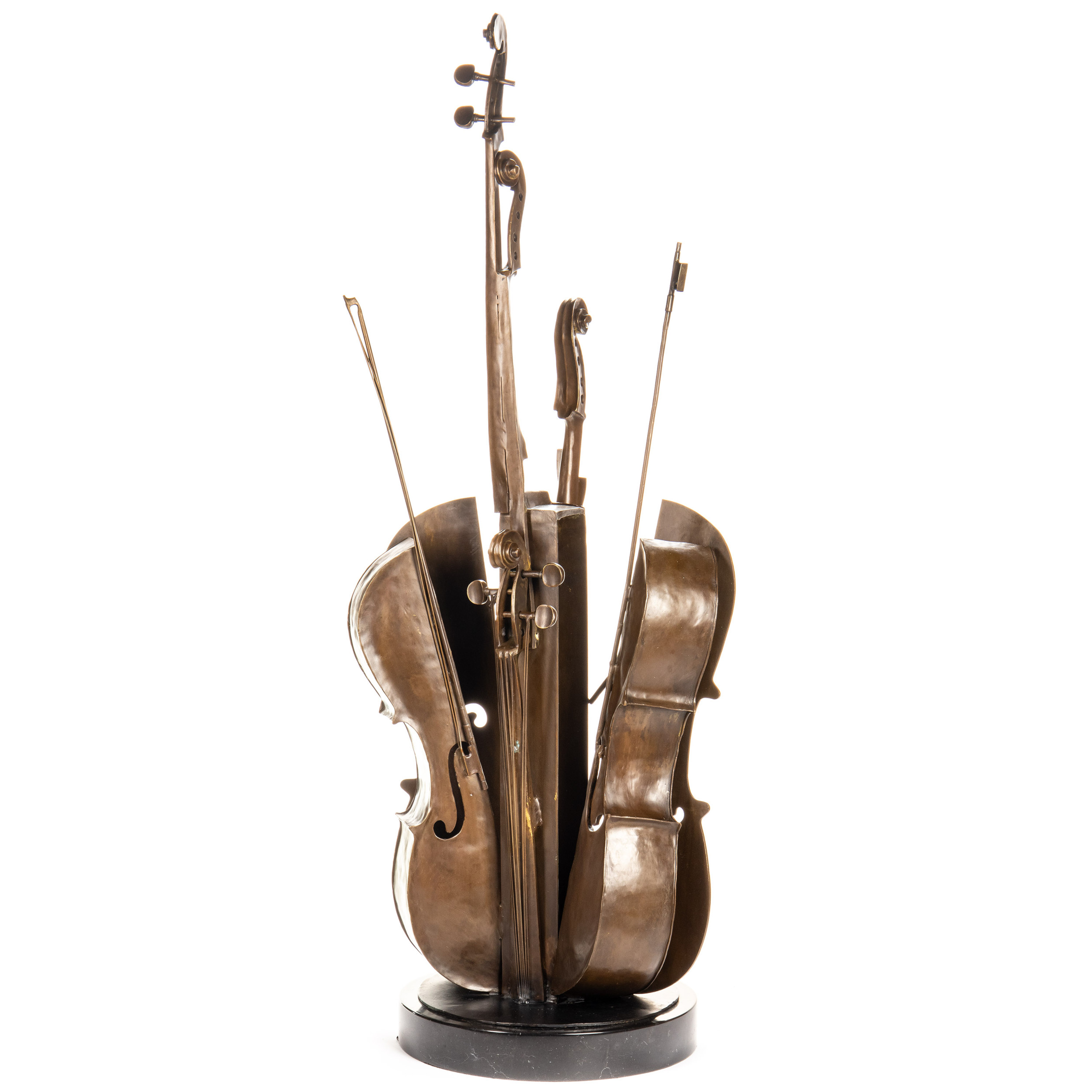Moderne Bronzefigur Cello 155x62x45cm4 Moderne Bronzefigur Cello 155x62x45cm – Bild 4