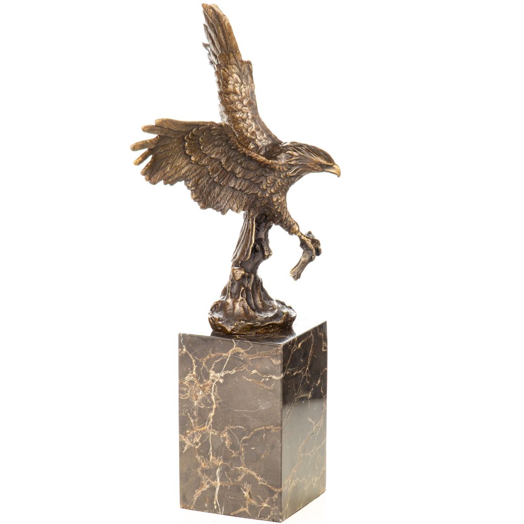 Bronzefigur-Adler-36x20x13cm