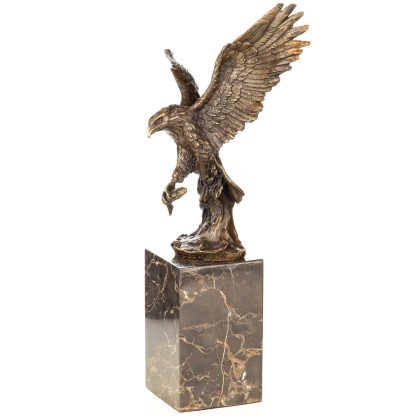 Bronzefigur Adler 36x20x13cm – Bild 3
