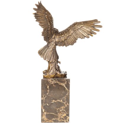 Bronzefigur Adler 36x20x13cm – Bild 4