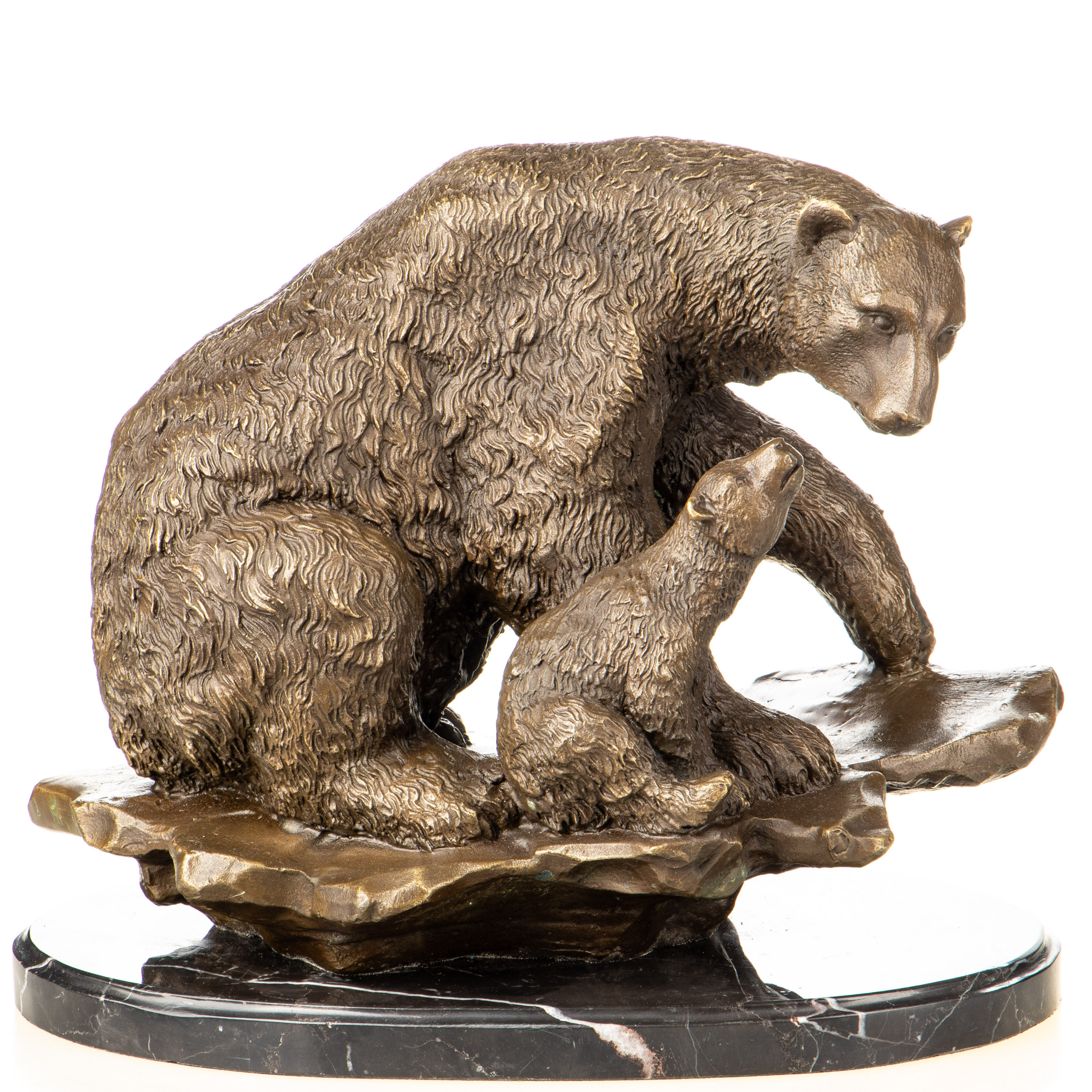 Bronzefigur Bären 26x30x17cm Bronzefigur-Baeren-26x30x17cm