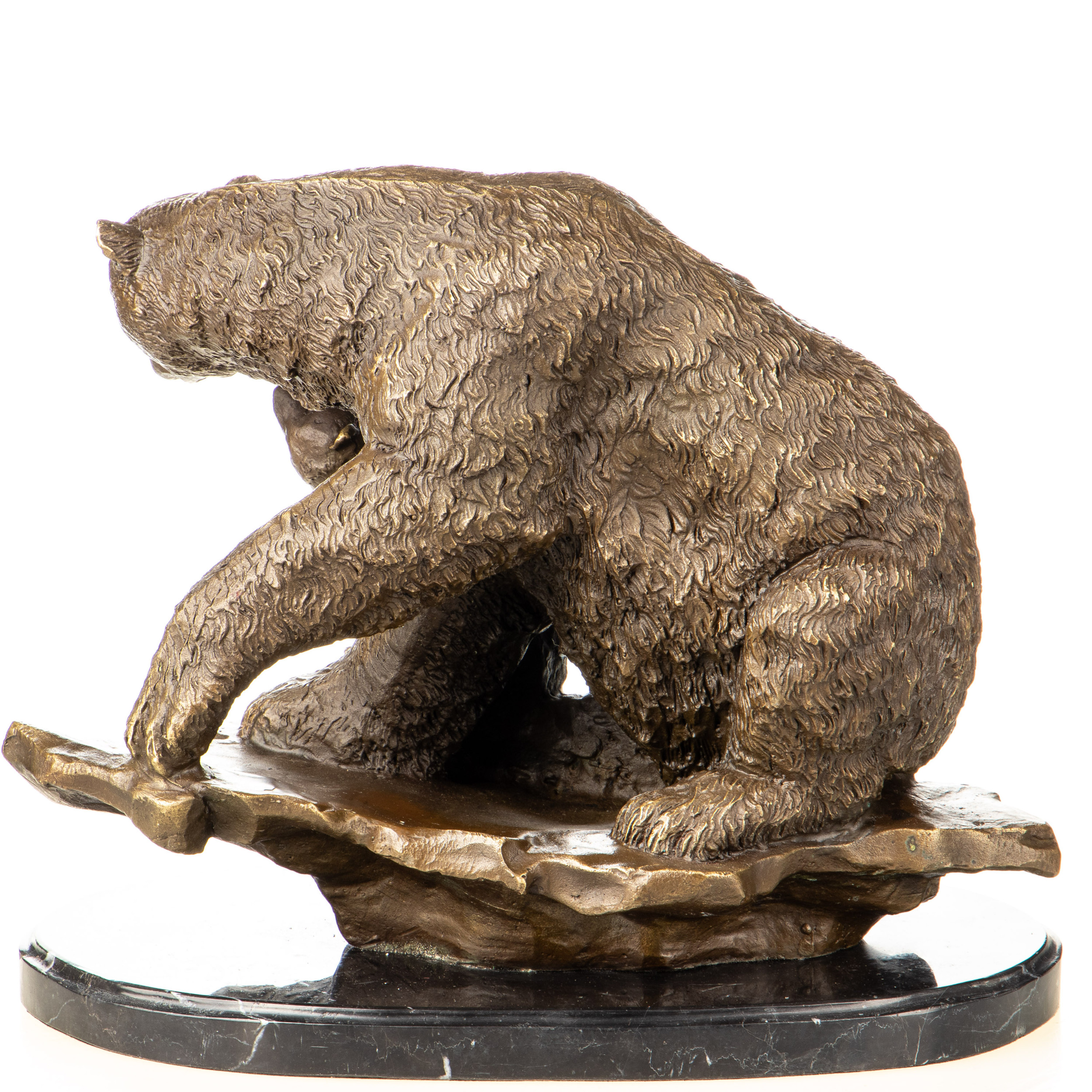 Bronzefigur Bären 26x30x17cm3 Bronzefigur Bären 26x30x17cm – Bild 3