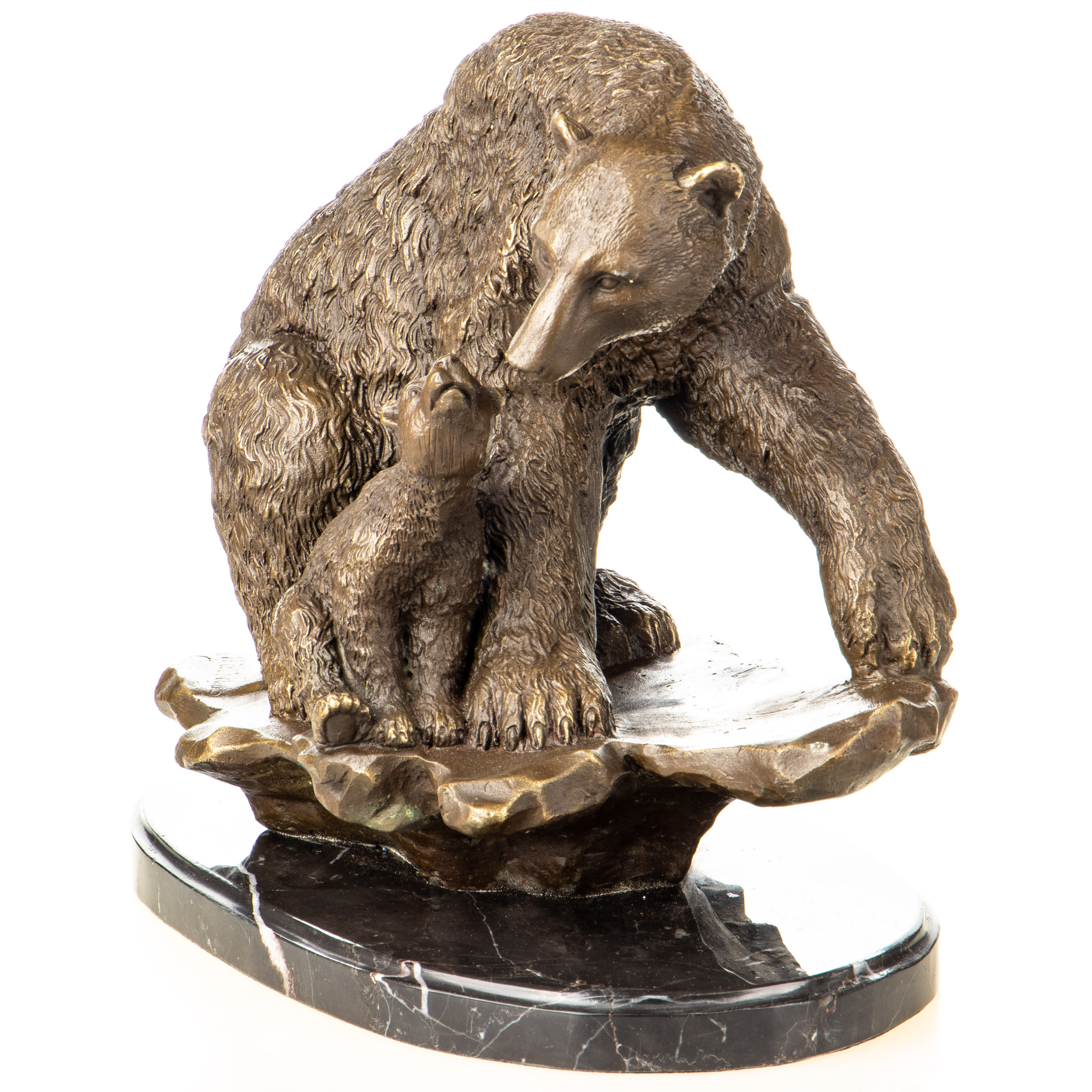 Bronzefigur Bären 26x30x17cm4 Bronzefigur Bären 26x30x17cm – Bild 4