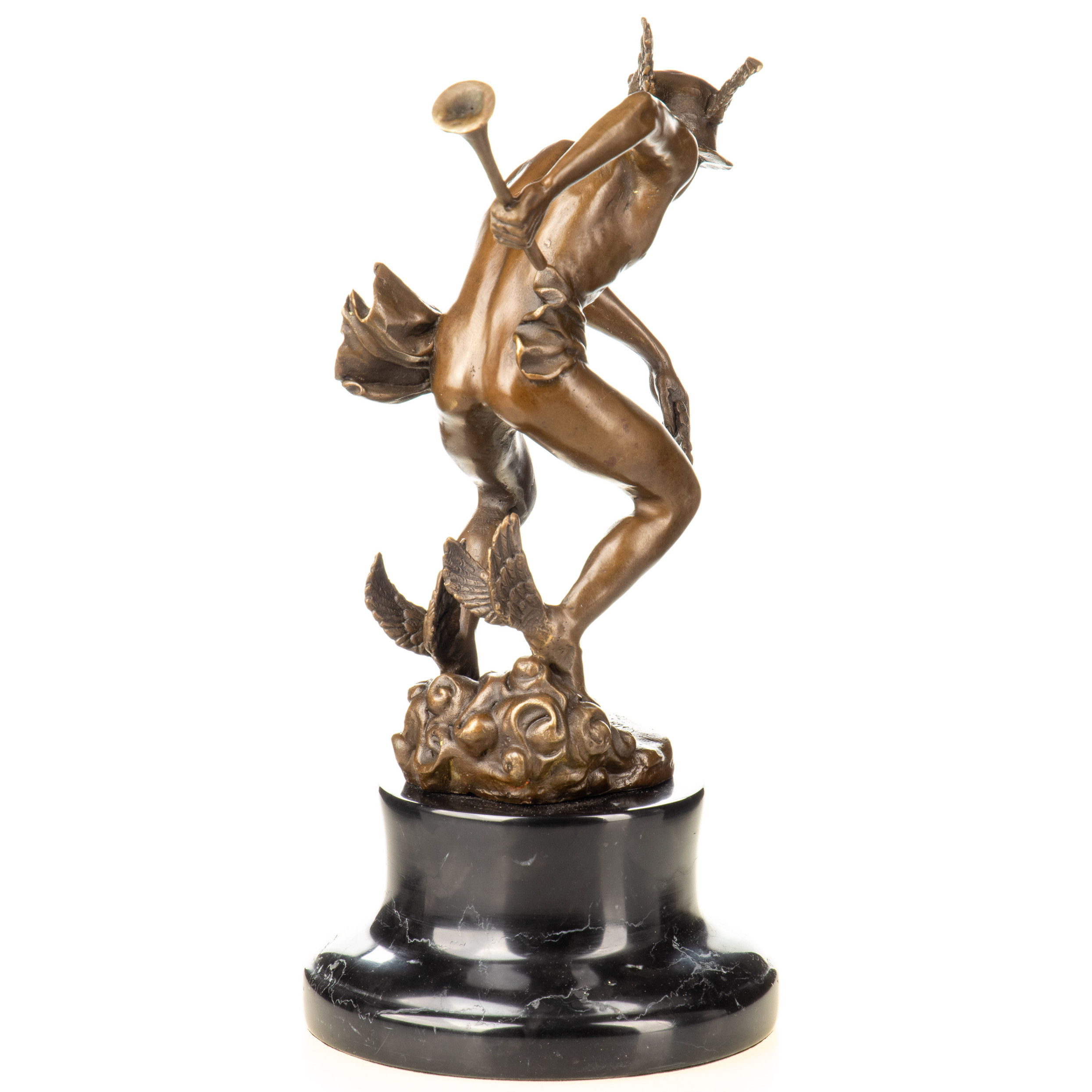 Bronzefigur Hermes 33x25x16cm2 Bronzefigur-Hermes-33x25x16cm2
