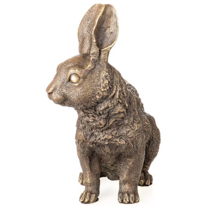 Bronzefigur Kaninchen 28x25x13cm – Bild 4