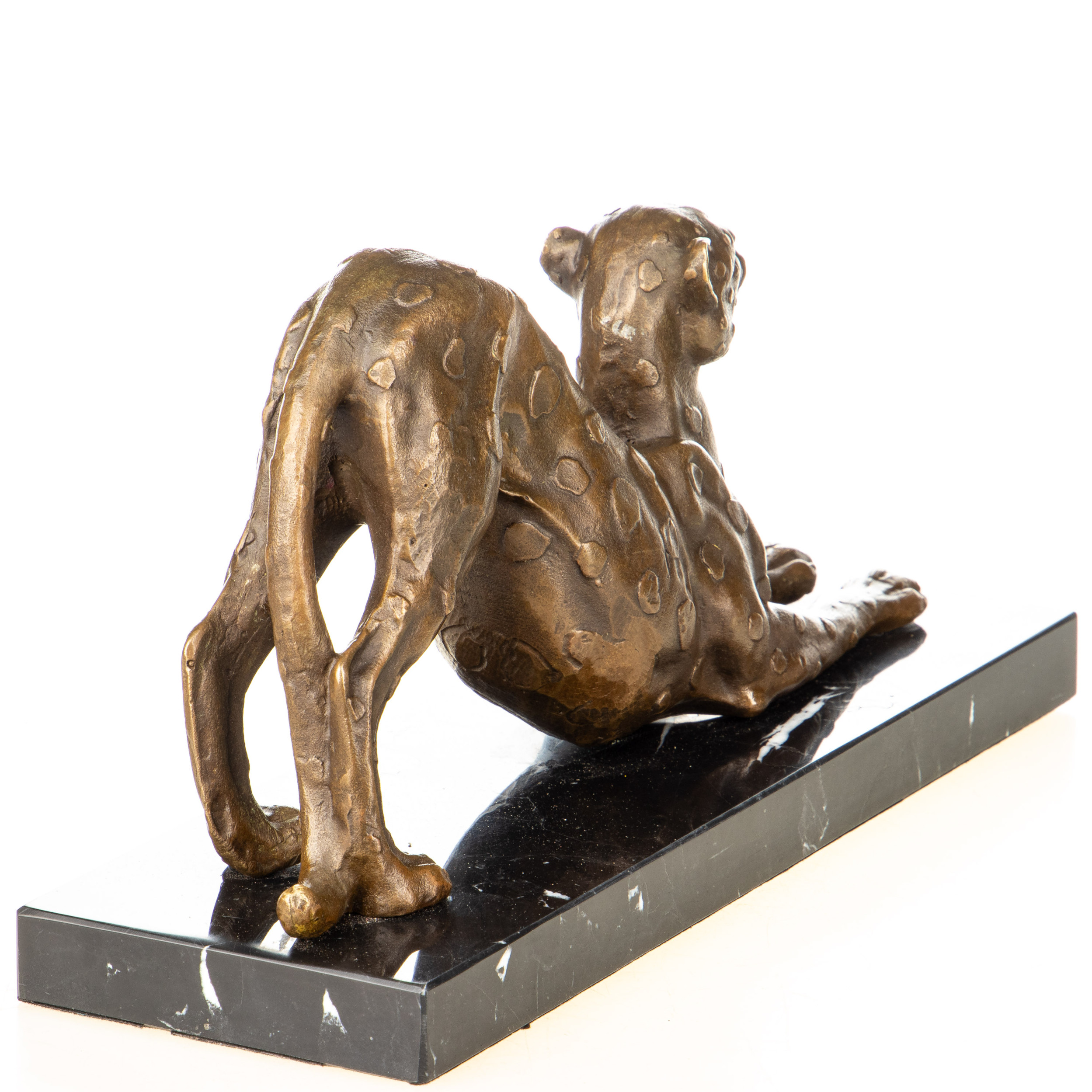 Bronzefigur Leopard 14x27x9cm2 Bronzefigur Leopard 14x27x9cm4