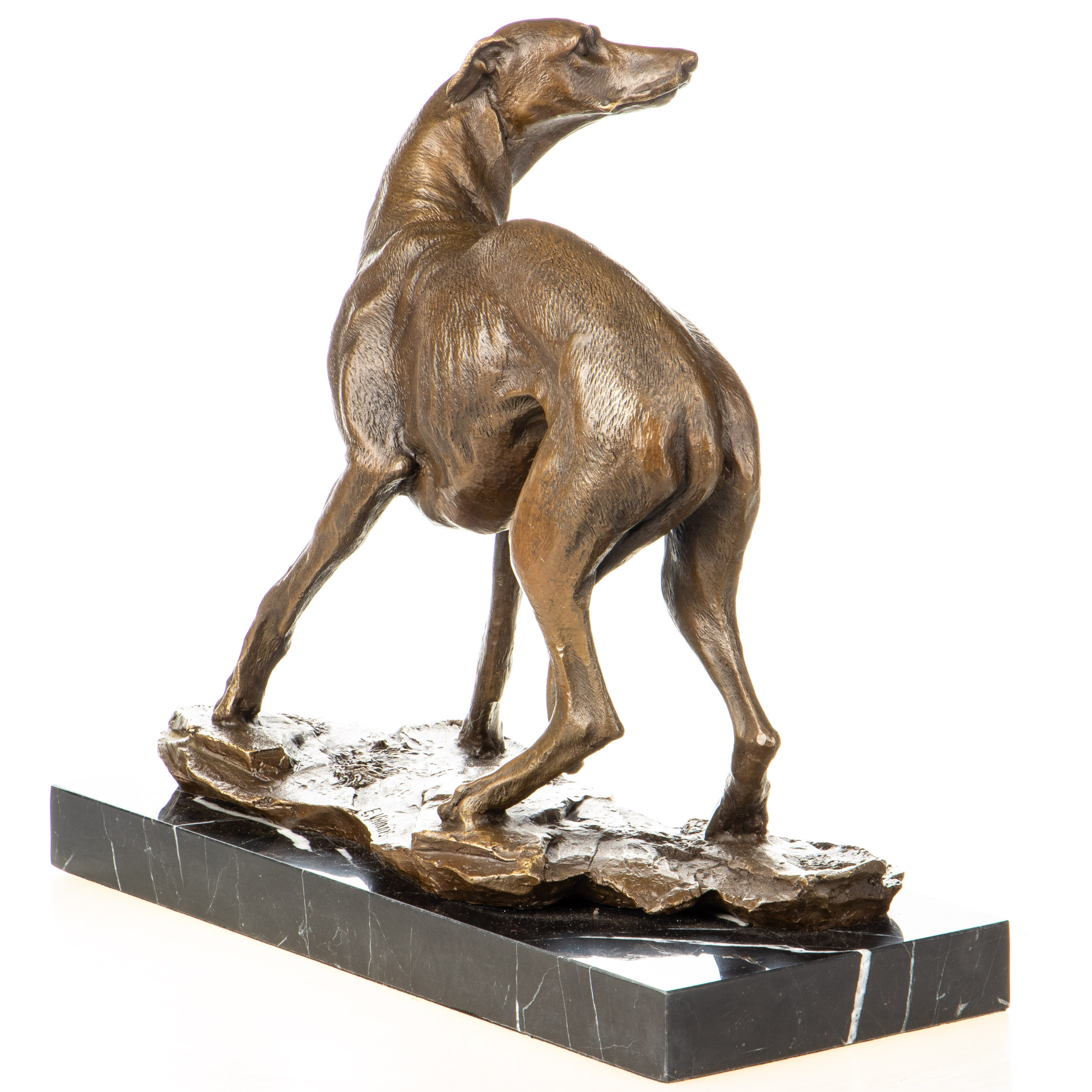 Bronzefigur Windhund 32x36x18cm2 Bronzefigur-Windhund-32x36x18cm2