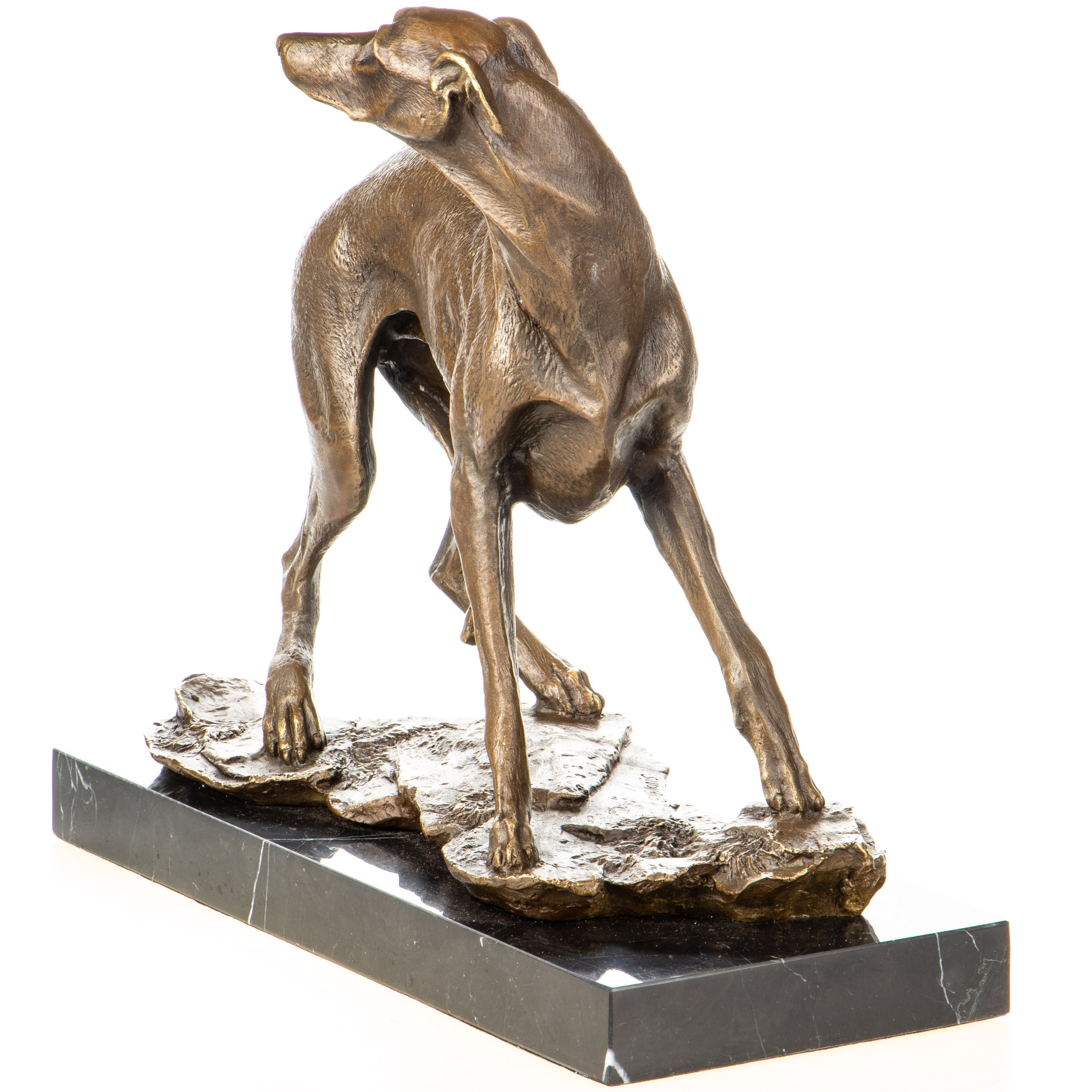 Bronzefigur Windhund 32x36x18cm5 Bronzefigur Windhund 32x36x18cm – Bild 5